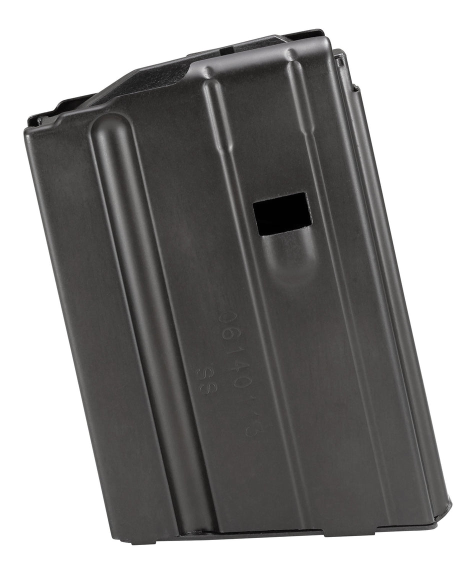 DuraMag 5X62041185CPD SS 5rd 7.62x39mm AR-15 Black Stainless Steel Magazine