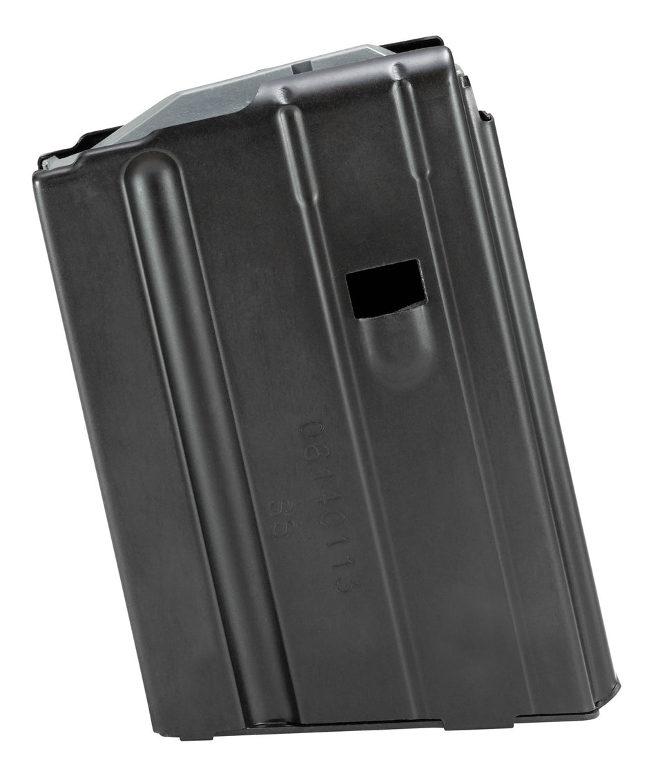 DuraMag 1068041177CPD SS 10rd 22 Nosler/6.8 SPC AR-15 Black Stainless Steel Magazine