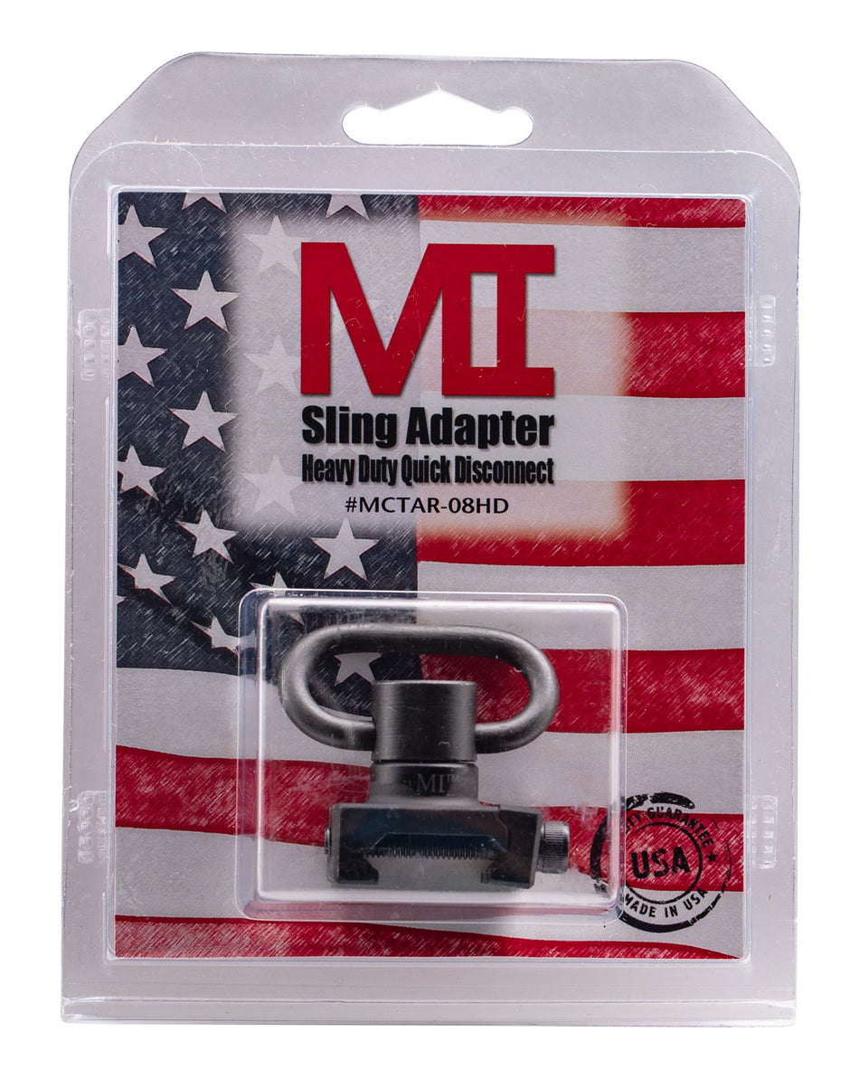 Midwest Industries MCTAR08HD QD Front Rail Sling Adapter HD Black Aluminum