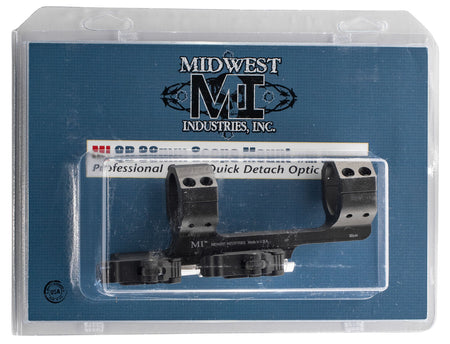 Midwest Industries MIQD30SM Quick Detach 30mm Scope Mount Ring Combo Anodized Black