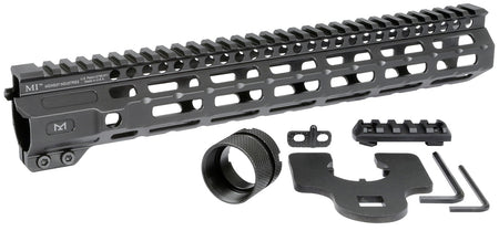 Midwest Industries MICRM12625 M-Series AR Handguard Black Anodized Aluminum 12.62"