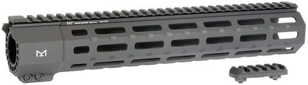Midwest Industries SP-Series AR-15 12.625" Suppressor Ready Handguard Black Hard Coat Anodized 6061 Aluminum