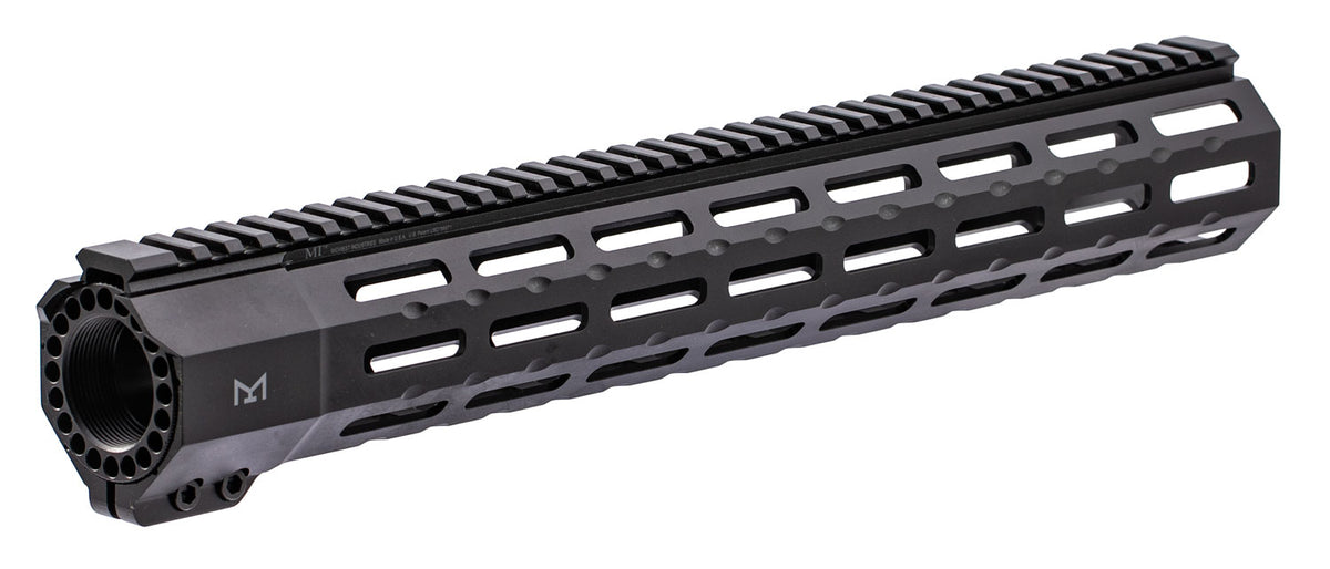 Midwest Industries MISP15M SP-Series AR-15 6061 Aluminum Black Anodized 15" Suppressor Handguard