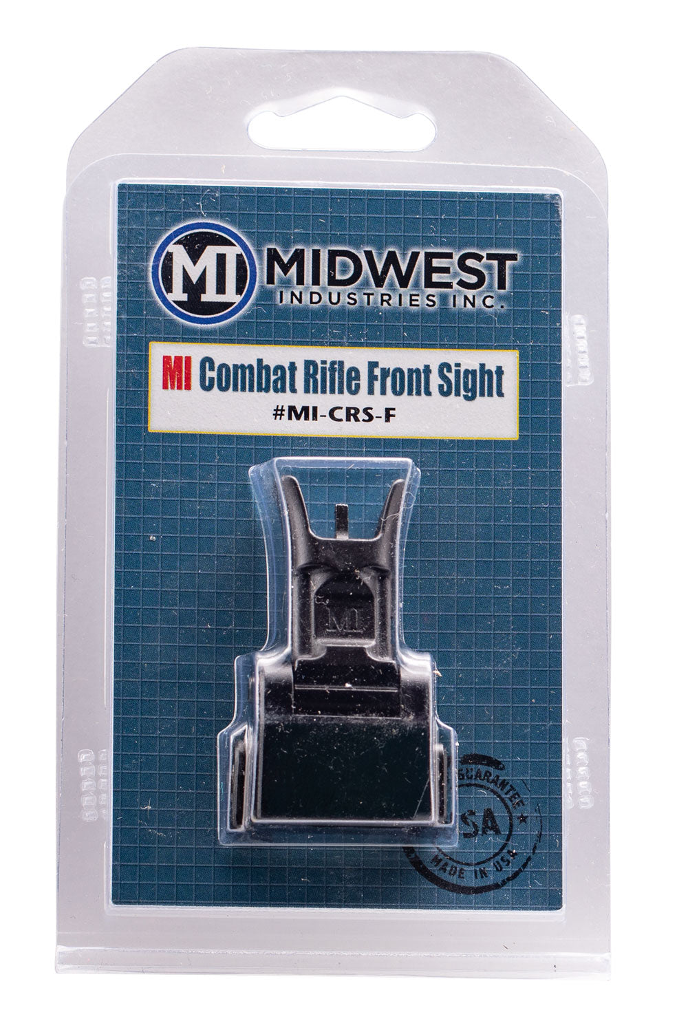 Midwest Industries Combat Rifle Folding Front Sight Black Phosphate Steel for AR-15/M16/M4