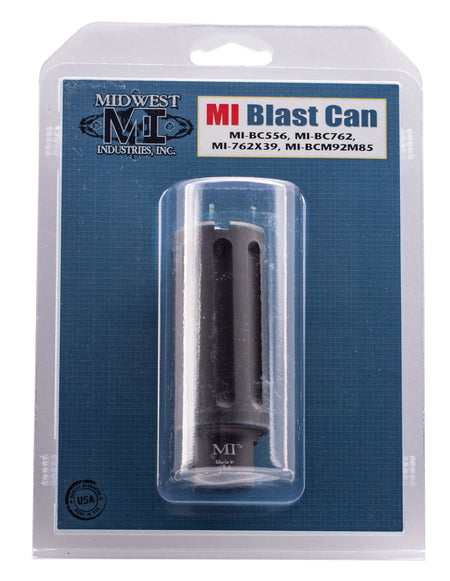 Midwest Industries Blast Can MIBC556 Black Anodized 6061-T6 Aluminum 5.56x45mm NATO 1/2"-28