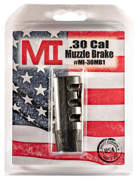 Midwest Industries MIAR30MB1 AR .30 Cal Muzzle Brake Black Phosphate Steel 5/8"-24 Threads 300 AAC