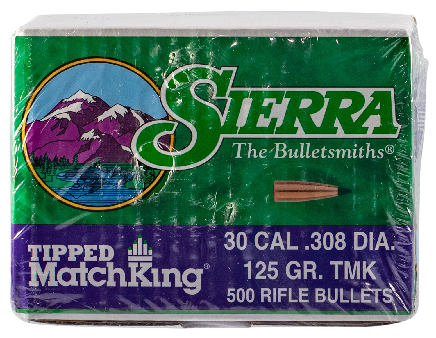 Sierra Tipped MatchKing 30 Cal 125gr Match Bullets Box of 500