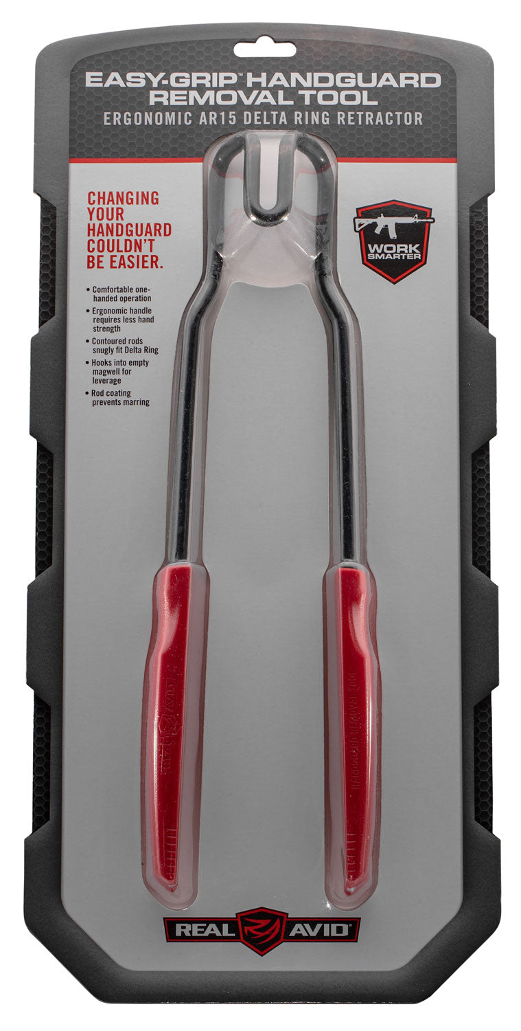 Real Avid AVEGHRT AR-15 M16 Handguard Removal Tool with Red Rubber Grip