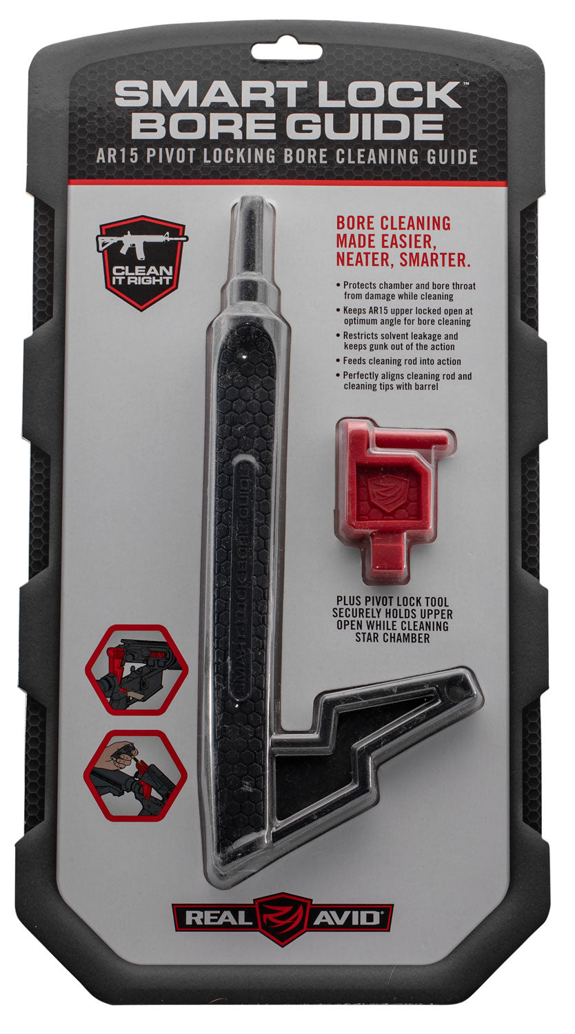 Real Avid AVSLBG AR-15 Smart Lock Bore Guide Includes Pivot Lock Polymer Resin