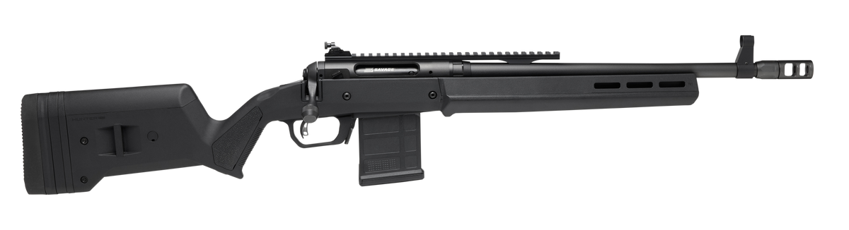 Savage Arms 110 Scout Full Size 350 Legend 10+1, 16.5" Matte Black Threaded Barrel, Picatinny Rail, Black Magpul Hunter Stock