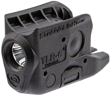 Streamlight TLR-6 Compact Gun Light, Glock 42/43, 100 Lumen LED, Light Only, Black