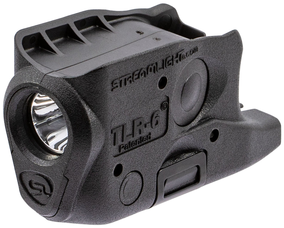 Streamlight TLR-6 Compact Gun Light, Glock 26/27/33, 100 Lumen LED, Light Only, Black
