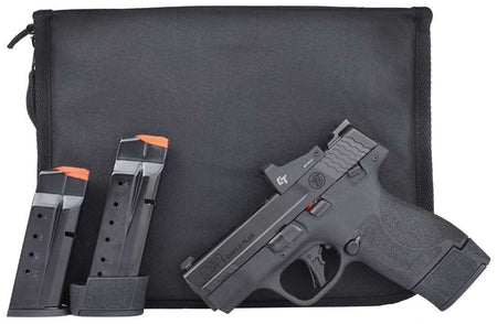 S&W M&P9 Shield Plus CT CTS1500 Bundle 9mm 3.1" Pistol with 1-10RD & 2-15RD Magazines