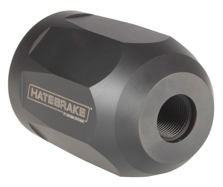 Maxim Defense Hate Brake MXM47707 Black DLC Stainless Muzzle Booster 1/2"-28 tpi 5.56x45mm NATO