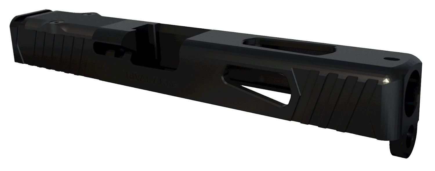 Rival Arms Precision Pistol Slide A1 QPQ Black 17-4 Stainless RMR Optic Cut Glock 17 Gen3 9mm Luger