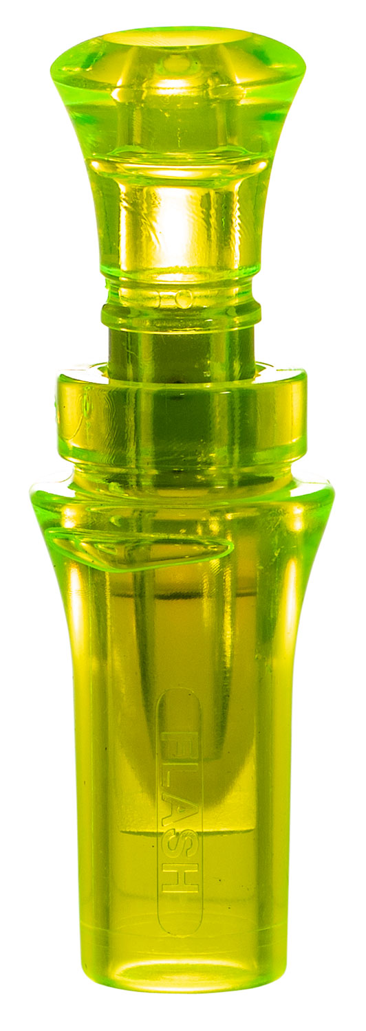 Duck Commander DCFLASH Flash Duck Call Double Reed Mallard Hen Sounds, Yellow Acrylic