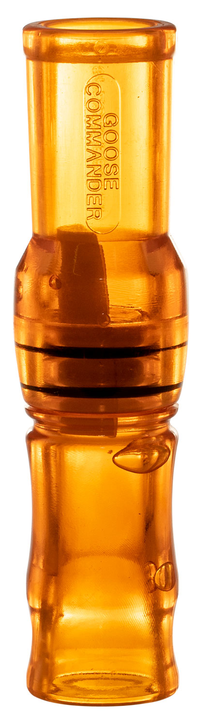 Duck Commander DCSPECK2 Goose Commander Single Reed Specklebelly Call with Finger Groove, Orange