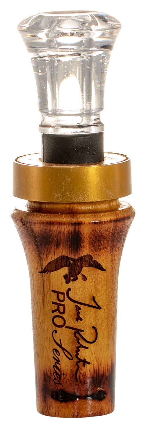 Duck Commander Pro Series Burnt Hedge Double Reed Mallard Hen Open Call, Brown Wood