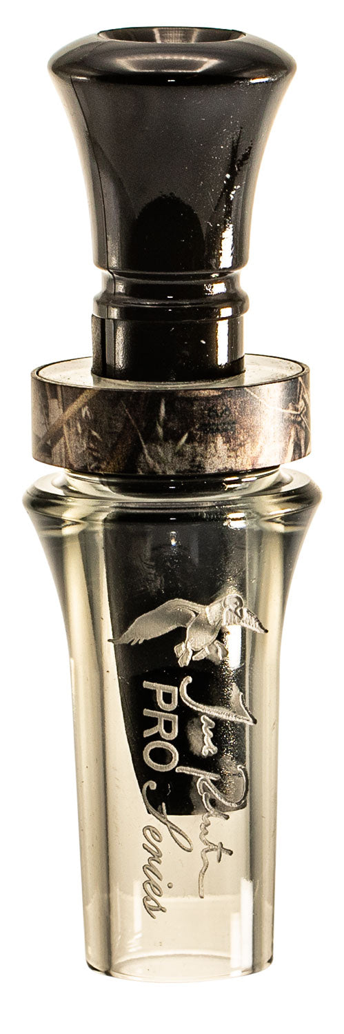 Duck Commander Jase Robertson Pro Series Smoke Gray Acrylic Double Reed Open Duck Call