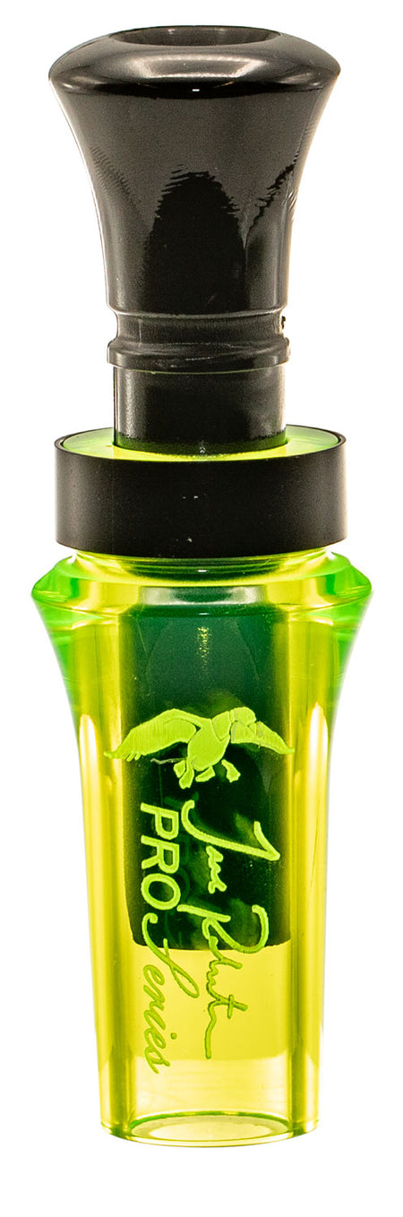 Duck Commander Jase Robertson Pro Series Chartreuse Acrylic Double Reed Open Duck Call Mallard Hen