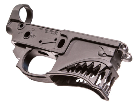 Sharps Bros Hellbreaker SBLR01 Multi-Caliber Stripped AR-15 Lower Receiver, Black Anodized 7075-T6 Aluminum