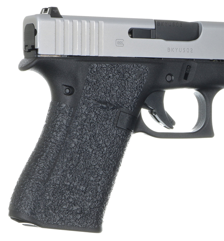 Talon Grips 385R Black Textured Rubber Adhesive Grip, Glock 43X/48