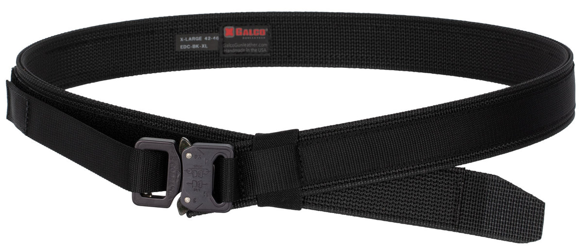 Galco EDC Everyday Carry Black Nylon Belt XL 42 to 46 Inch Waist