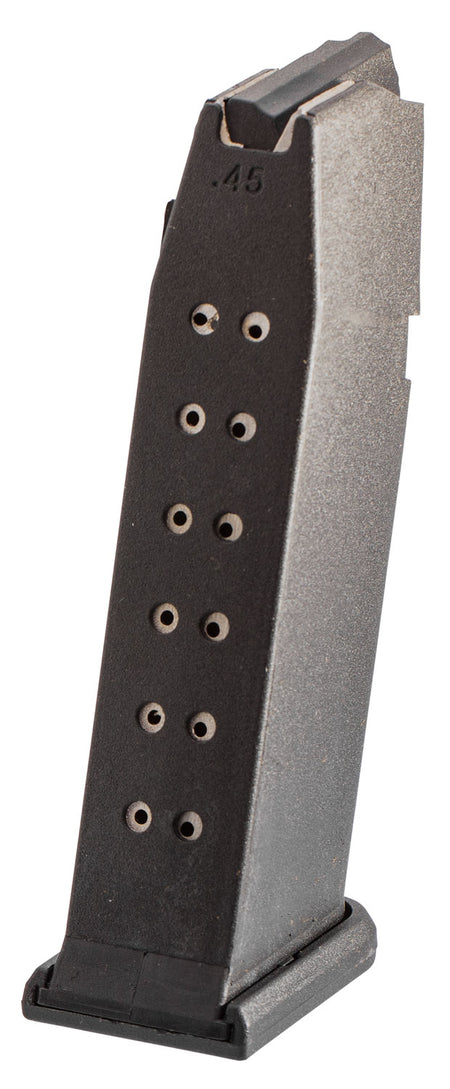ProMag GLKA14 Standard 13rd 45 ACP Mag for Glock 21/30 Black DuPont Zytel