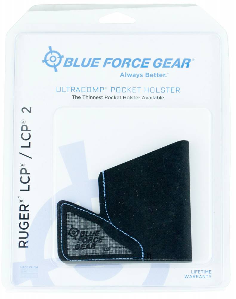 Blue Force Gear Ultracomp Pocket Holster – Ruger LCP/LCP II, Black Laminate