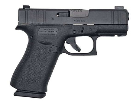 Glock G43X 9mm Pistol 3.41in Black Night Sights, 2x 10rd Mags