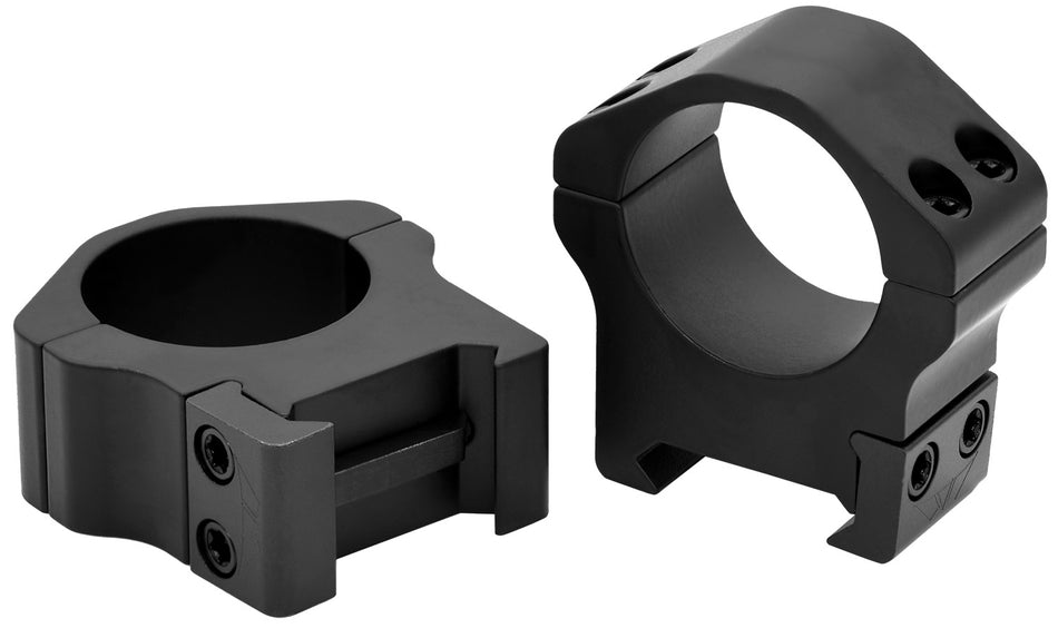 Warne Maxima Horizontal 501M 1-Inch Medium Scope Ring Set Matte Black 0 MOA