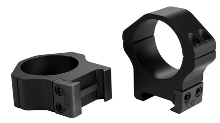 Warne Maxima Horizontal 514M 30mm Medium Scope Ring Set Matte Black 0 MOA
