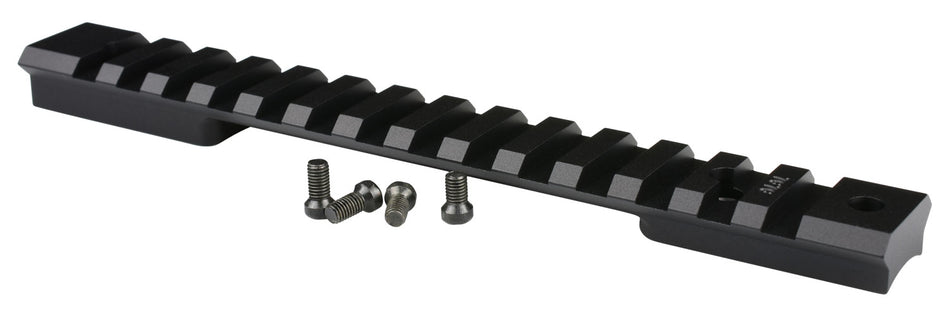 Warne 767220MOA Mountain Tech Rail Black Anodized Aluminum HS Precision/Remington 700 Long Action, 20 MOA