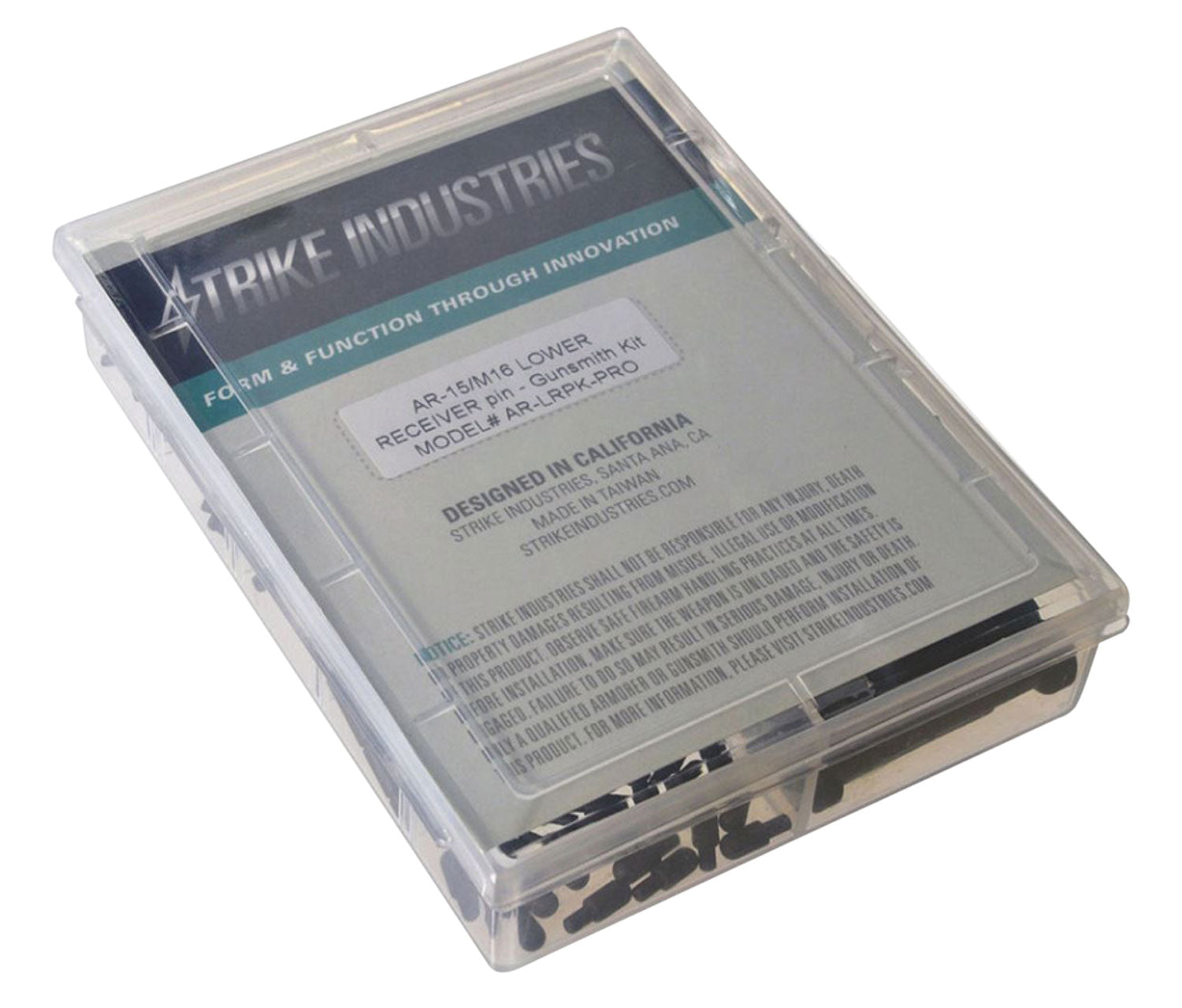 Strike ARLRPKPRO AR-15 Lower Pin and Detent Kit Matte Black