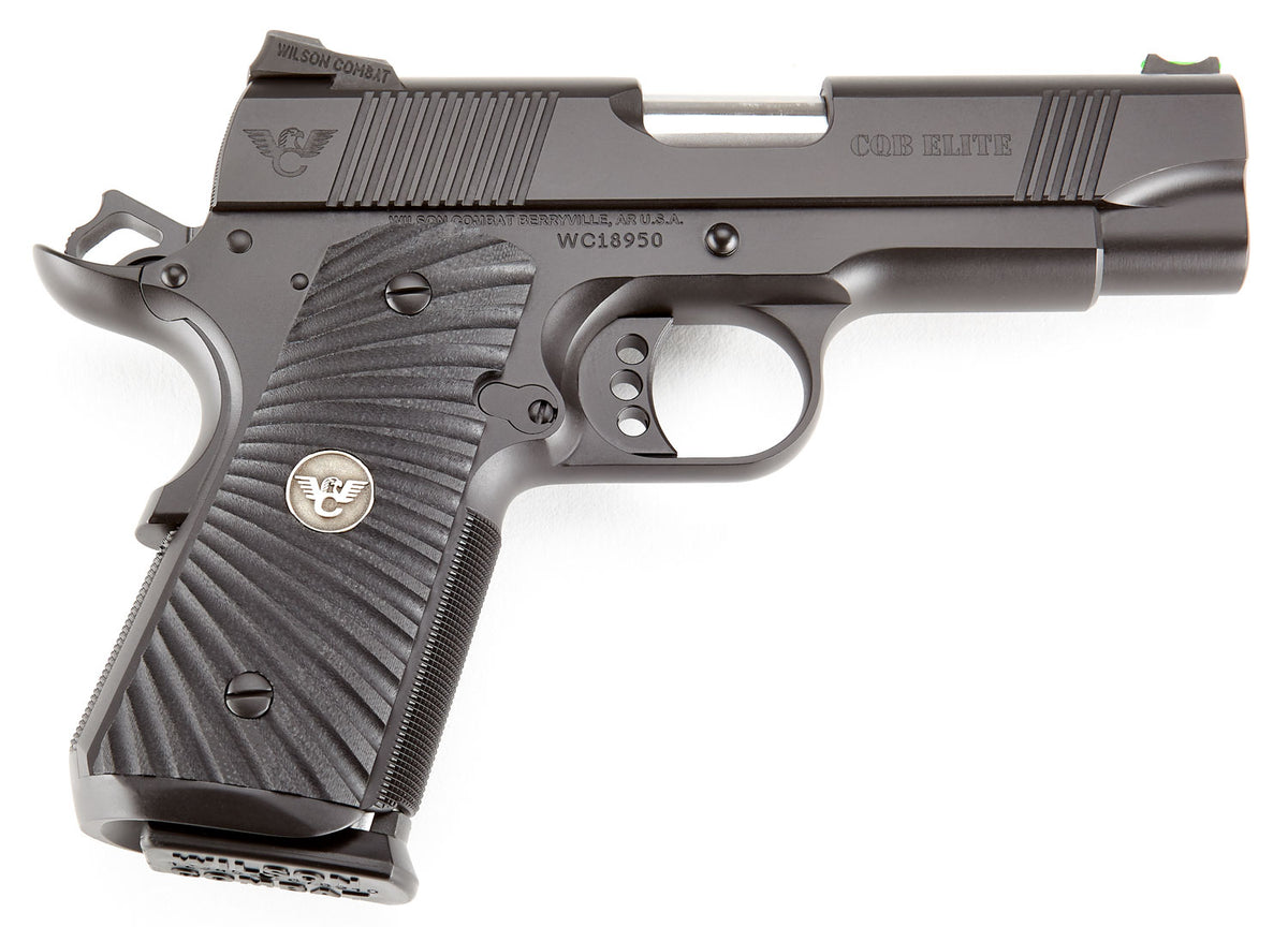 Wilson Combat CQBECP45 CQB Elite Compact .45 ACP Pistol, 7+1 Capacity, 4" Stainless Barrel