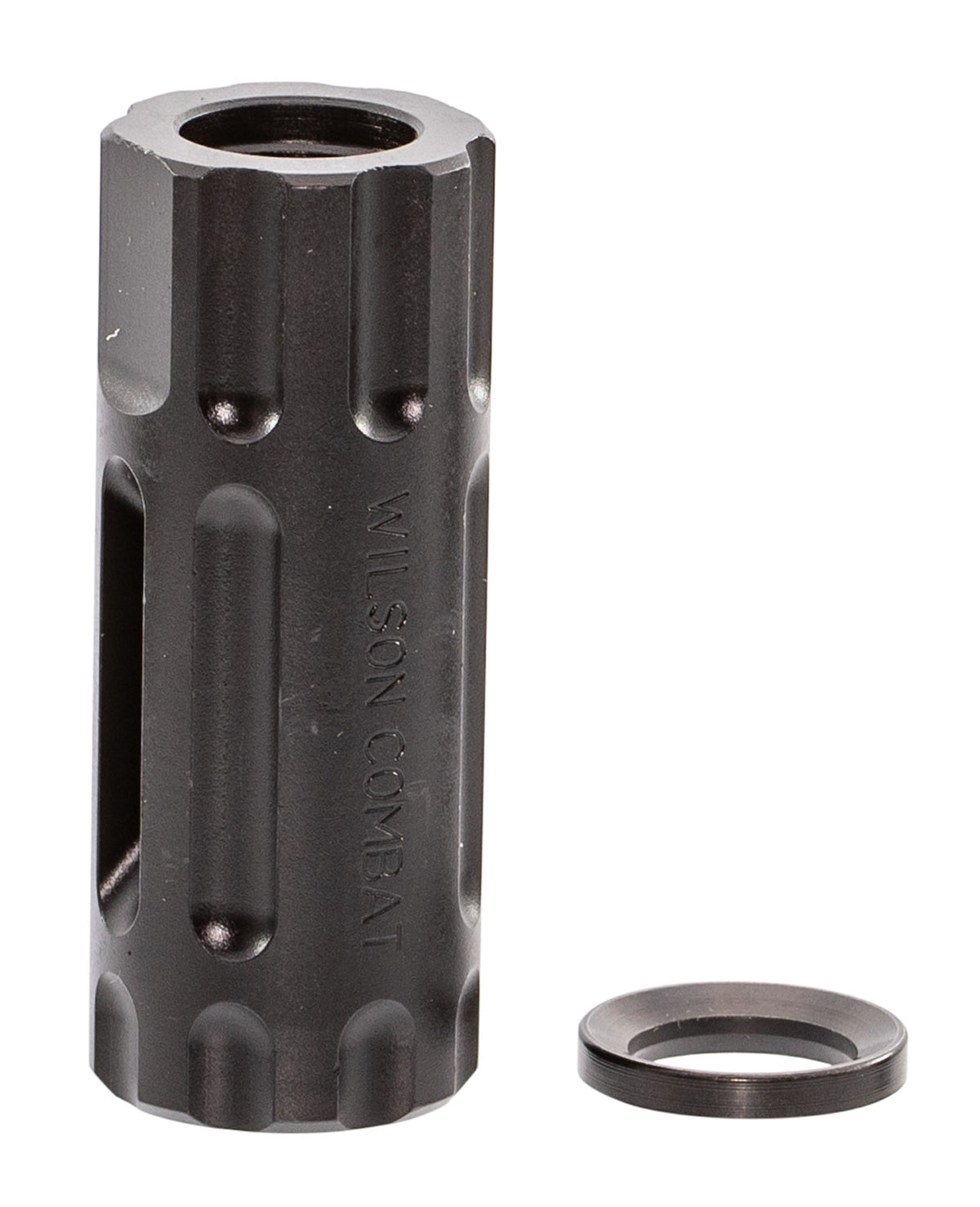 Wilson Combat Q-Comp TRQCOMP1/2X28 5.56x45mm NATO Muzzle Brake Black Melonite QPQ Steel