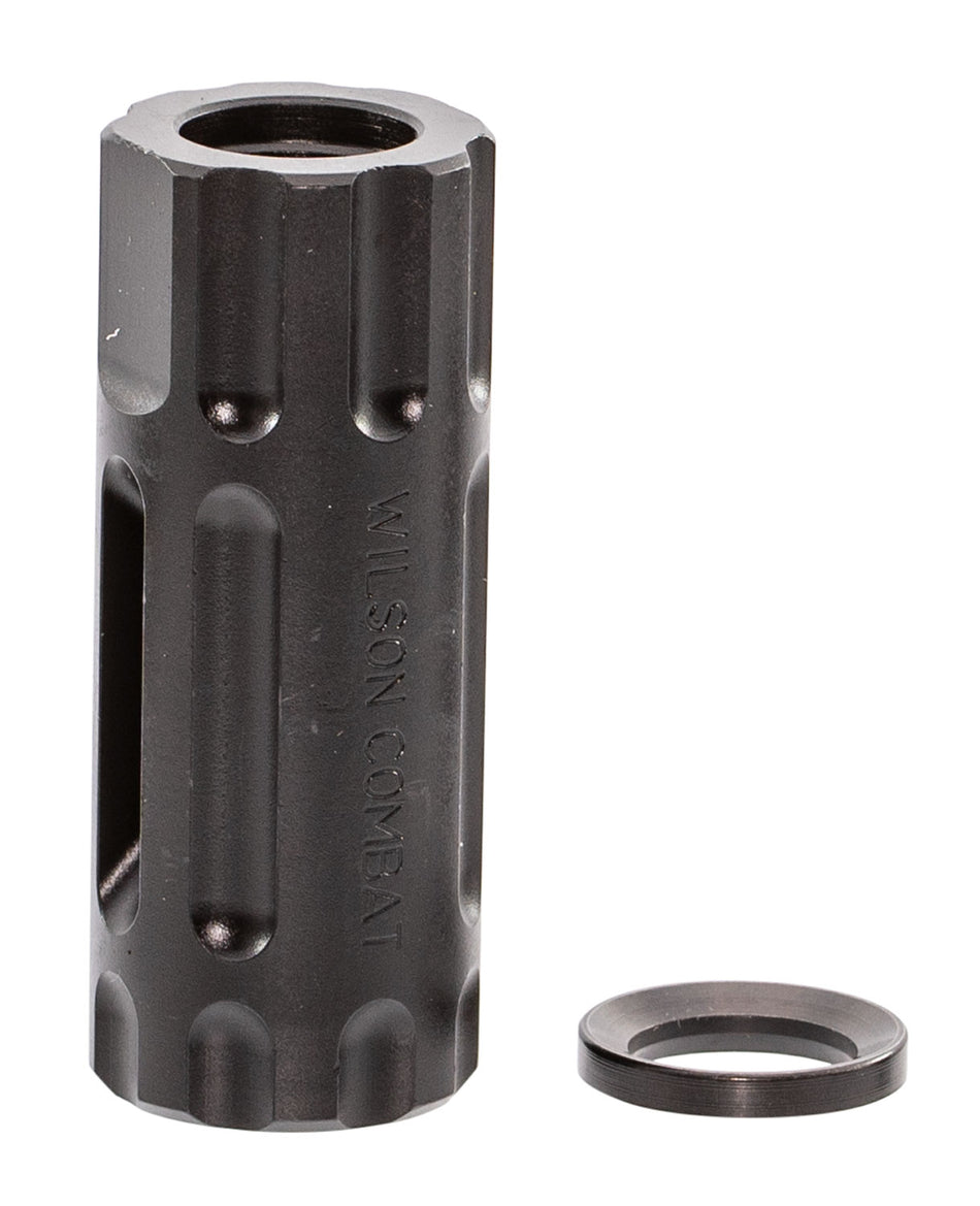 Wilson Combat Q-Comp TRQCOMP1/2X28 5.56x45mm NATO Muzzle Brake Black Melonite QPQ Steel