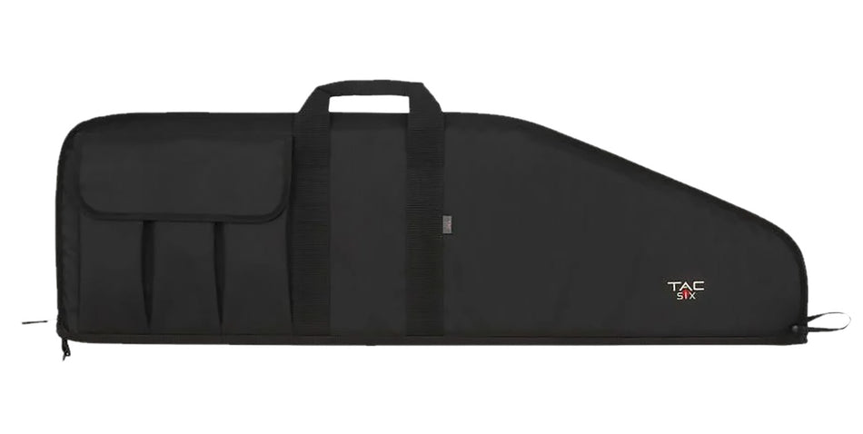 Tac Six Engage Tactical Rifle Case 42" Black Endura with Mag Pockets
