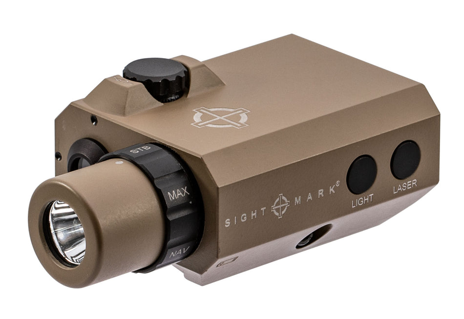 Sightmark LoPro Mini Combo Green Laser and Flashlight SM25012DE Dark Earth 300 Lumens