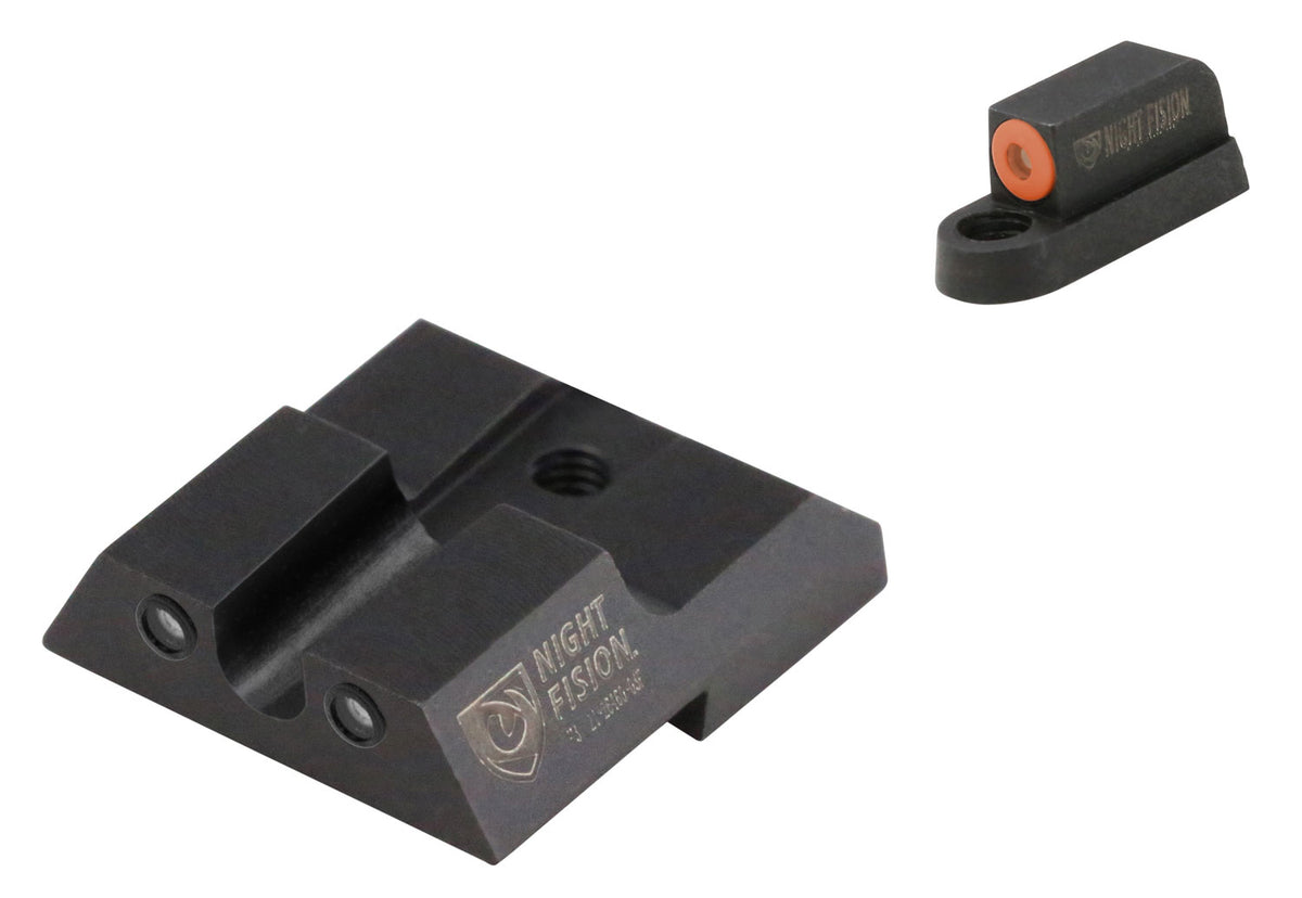 Night Fision Tritium Night Sight Set for CZ P-07/P-09 – Orange Outline Front & Green/Black Rear (CZU076007OGZG)