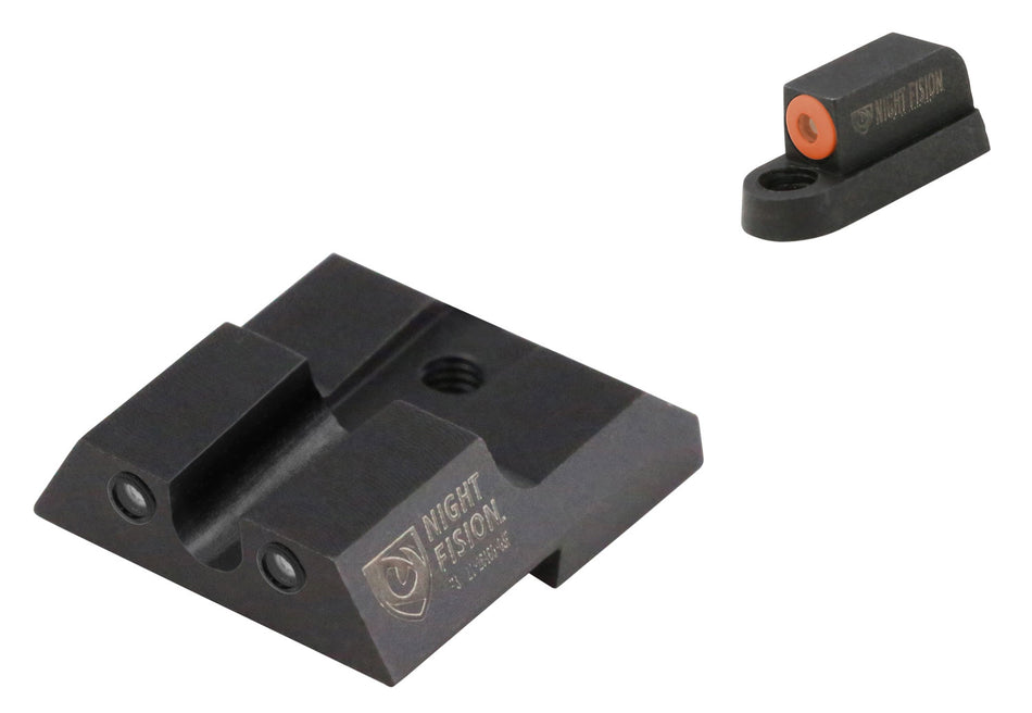 Night Fision Tritium Night Sight Set for CZ P-07/P-09 – Orange Outline Front & Green/Black Rear (CZU076007OGZG)