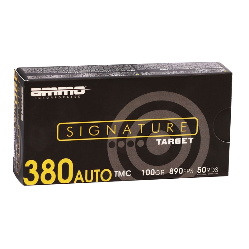Ammo Inc .380 ACP/Auto 380100TMCA50 Signature Total Metal Case TMC 100 Grain