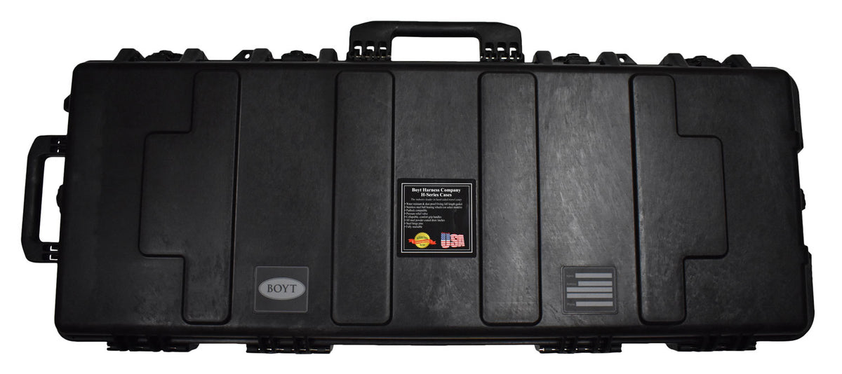 Boyt Harness H-Series H41XD Tactical Rifle/Carbine Case Black Polypropylene Customizable Foam