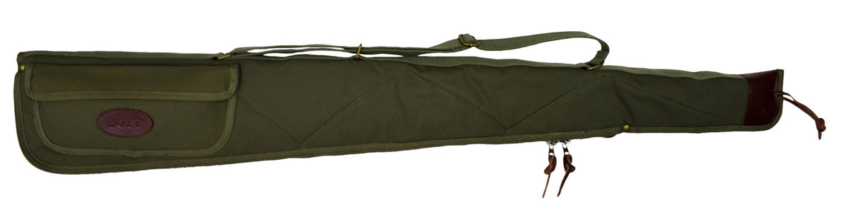 Boyt Harness Alaskan Shotgun Case 48" OD Green Canvas Flannel Lined with Lockable Zipper
