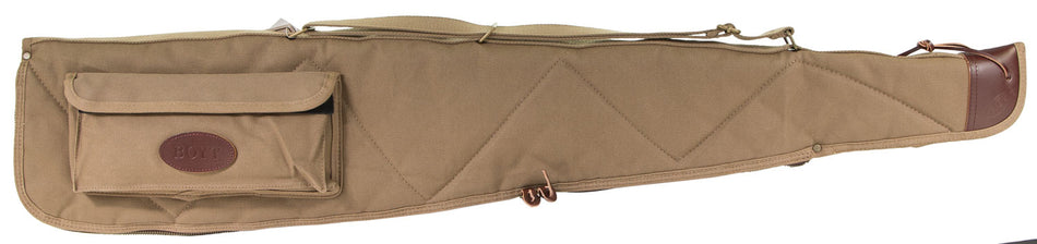 Boyt Harness Alaskan Rifle Soft Case 44" Khaki Canvas Quilted Flannel Lining for Scoped Rifles