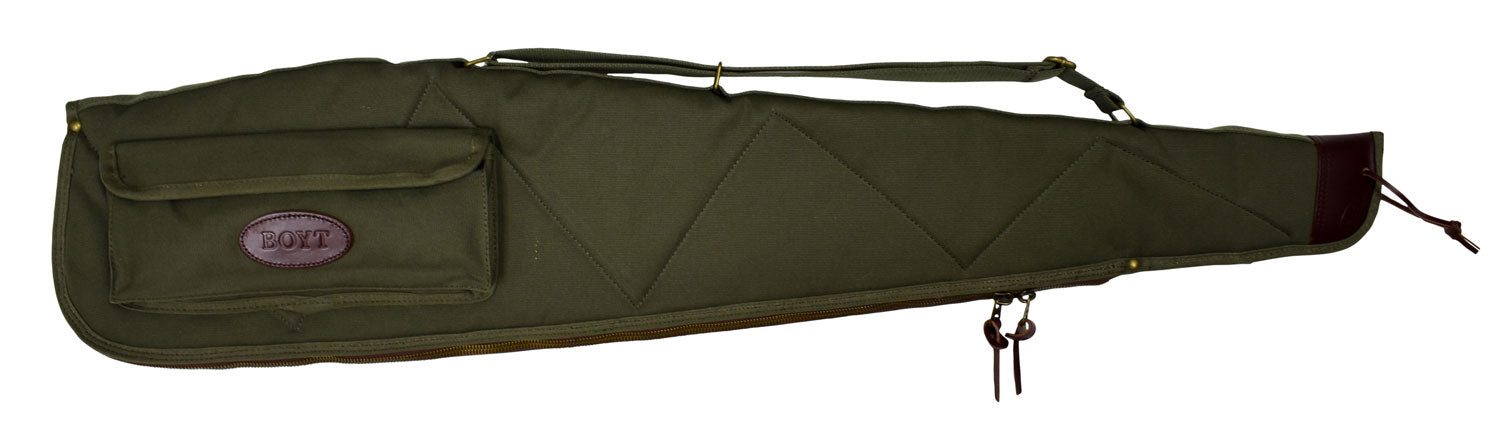 Boyt Harness Alaskan Rifle Soft Case 44" OD Green Canvas Quilted Flannel Lining for Scoped Rifles