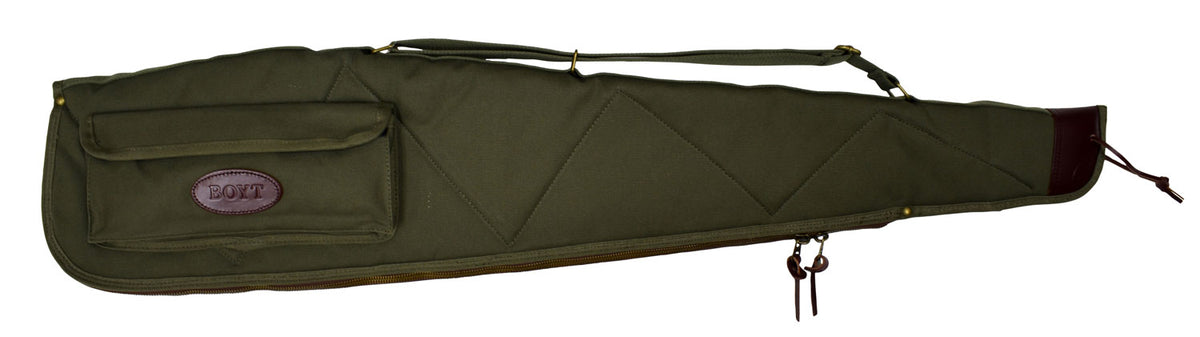 Boyt Harness Alaskan Rifle Soft Case 48" OD Green Canvas Quilted Flannel Lining for Scoped Rifles