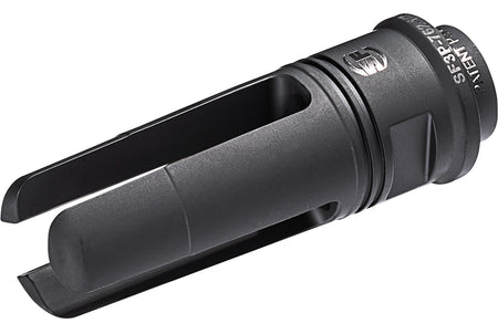 SureFire SOCOM 3-Prong Flash Hider 7.62x51mm NATO, Black DLC Stainless Steel, 1/2"-28 Threads