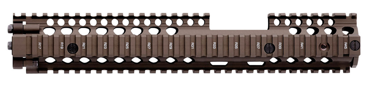 Daniel Defense M4A1 FSP RIS II 12.25" 2-Piece Free-Float Handguard FDE Anodized Picatinny Rail for AR-15