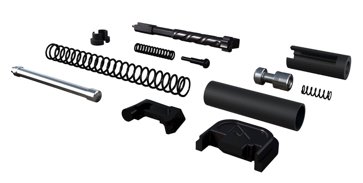 Rival Arms Slide Completion Kit PVD Stainless Steel All Internal Parts for Glock Gen3-4 9mm
